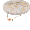 Hand Enamel Glaze Cherry Orchard Oriole Crystal Bird Necklace Gilded Women Fashion Jewelry