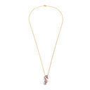 Seahorse Hippocampus Sweater Pendant Long Enamel Necklace