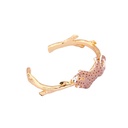 Leopard Gold Plated Jewelry Enamel Bracelet