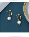 Baroque Freshwater Irregular Pearl Dangle Bridesmaid Earrings
