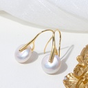 Baroque Pearl Hook Earrings 14K Gold Filled Bridesmaid Wedding