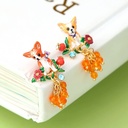 Chihuahua Puppy Dog Enamel Earring