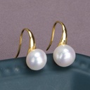 Baroque Freshwater Irregular Pearl Bridesmaid Hook Earrings