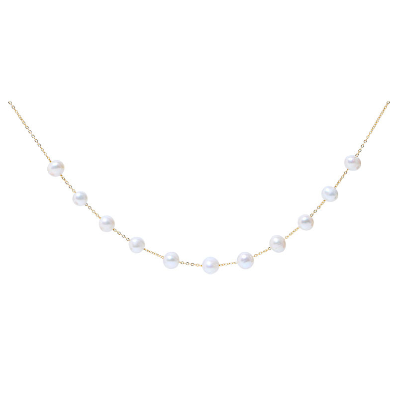 Freshwater Pearl 14K Gold Filled Choker Necklace