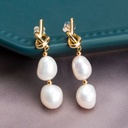 Freshwater Baroque Pearl Bridesmaid Gift Earrings