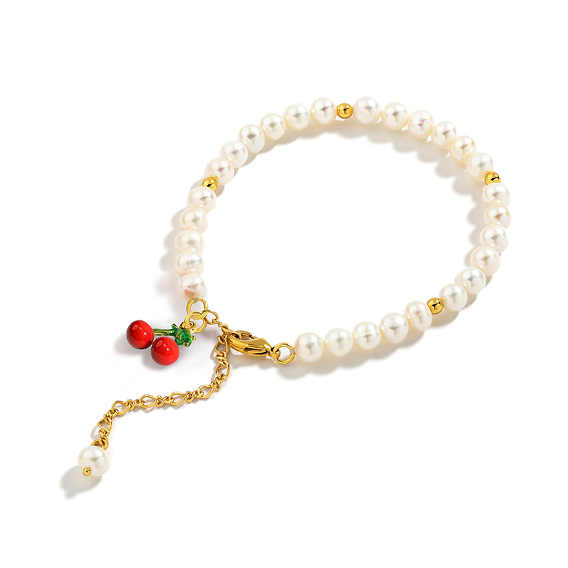 Freshwater Pearl Cute Puppy Cat Paw Necklace