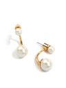 Freshwater Pearl Stud Dangle Earrings Jewelry Gift