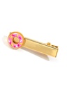 Pink Donut Enamel Hair Clip Pin Jewelry Gift