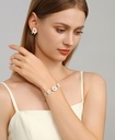 Daisy Flower Enamel Thin Strand Bracelet Handmade Jewelry Gift2