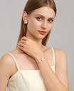 Daisy Flower Enamel Thin Strand Bracelet Handmade Jewelry Gift3