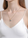 Mermaid Fish Tail Enamel Pendant Necklace Handmade Jewelry Gift2