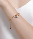 Mermaid Fish Tail Enamel Bead Strand Bracelet Handmade Jewelry Gift3