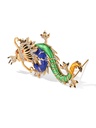 Dragon Enamel Vintage Brooch Handmade Jewelry Gift1