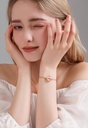 Cute Rabbit Bunny With Stone Flower Enamel Thin Bracelet4