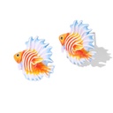 Tropical Fish Enamel Stud Earrings2