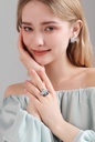 Butterfly With Zircon Enamel Adjustable Ring4
