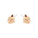 Fairy Tale Boy Enamel Earrings Jewelry Stud Earrings