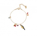 Oriole AndCherry Enamel Thin Bracelet