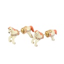 Unicorn Zircon Enamel Earrings Jewelry Stud Earrings
