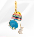 Eggshell Animals Easter Egg Enamel Pendant Necklace Jewelry Gift