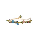 Rose Series Blue Flower Melissa Branch Gemstone Bracelet